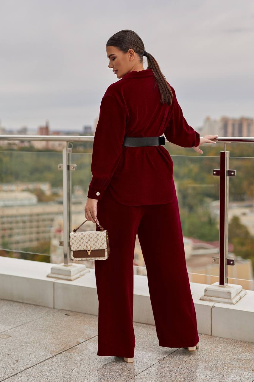 Ribbed velvet set  - Twiggy Shop