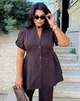 Set cu bluză Peplum