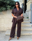 Set cu bluză Peplum
