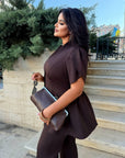 Set cu bluză Peplum