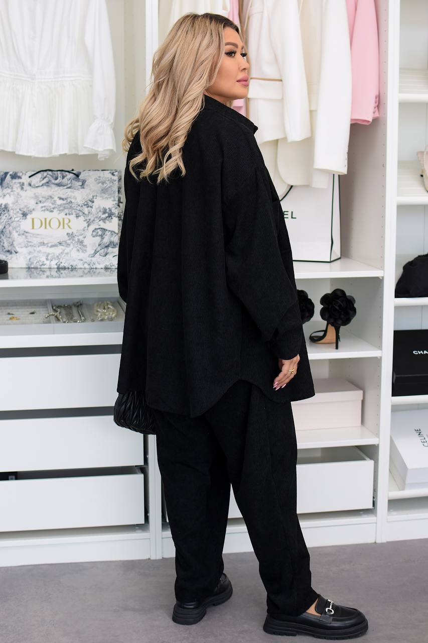 Loose-fit velvet set  - Twiggy Shop