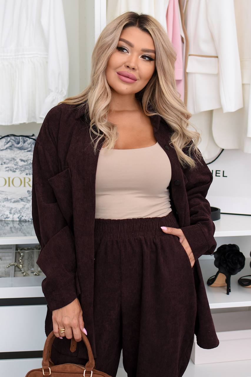 Loose-fit velvet set  - Twiggy Shop