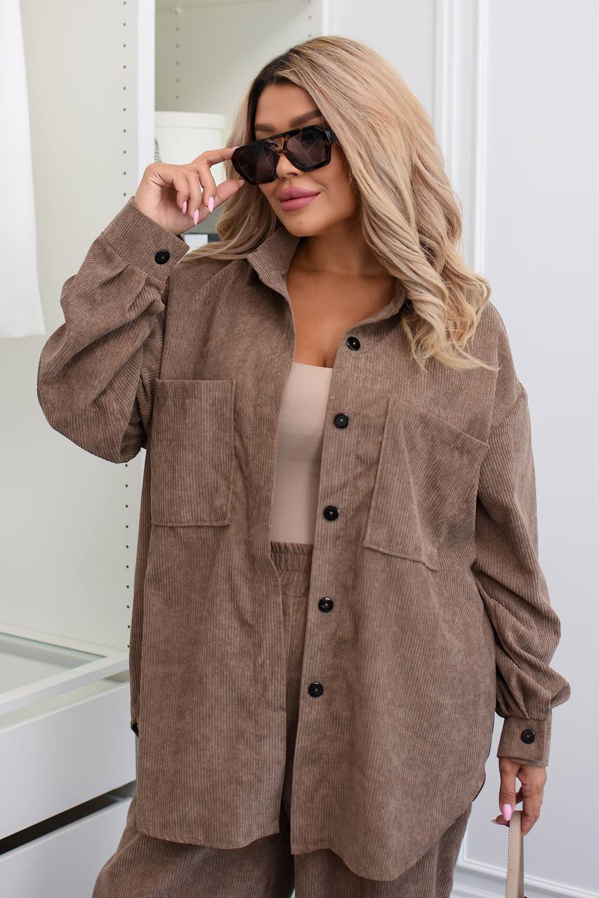 Loose-fit velvet set  - Twiggy Shop