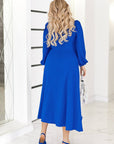 Flared dress in midi length - Twiggy Shop