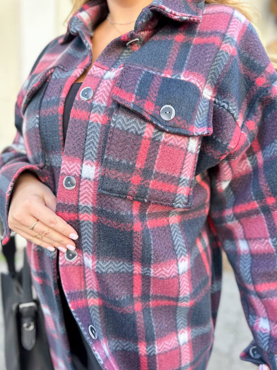 Warm checkered shirt - Twiggy Shop