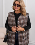 Checkered vest  - Twiggy Shop