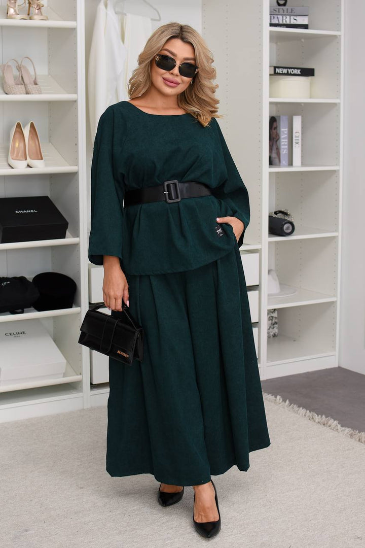 Ribbed velvet set  - Twiggy Shop