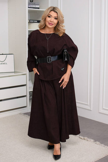 Ribbed velvet set  - Twiggy Shop