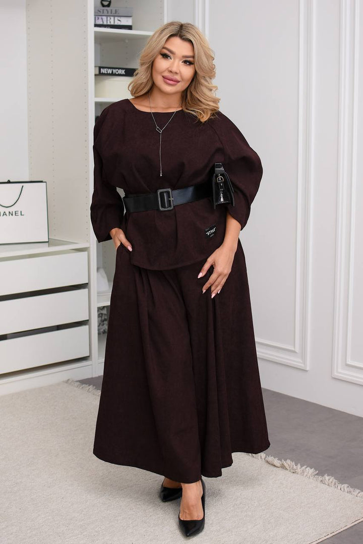 Ribbed velvet set  - Twiggy Shop