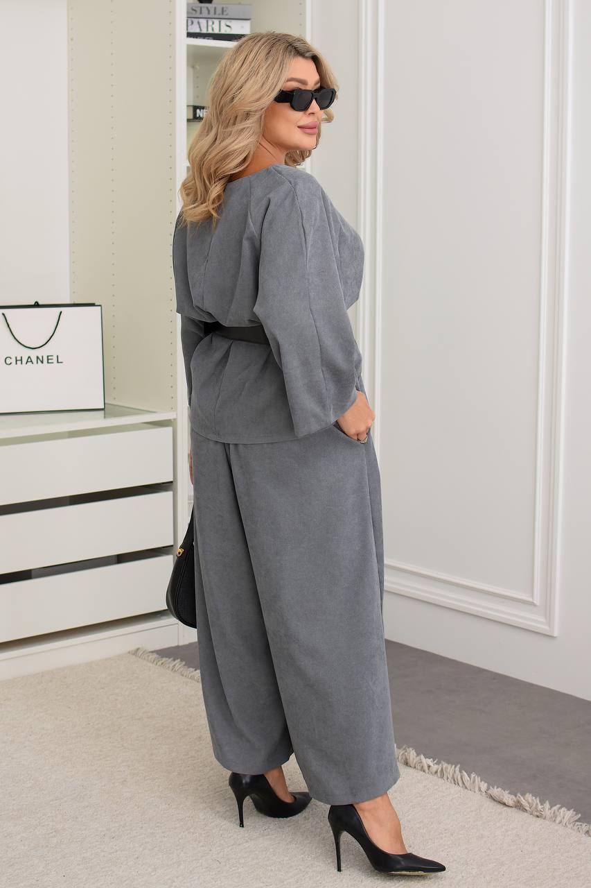 Ribbed velvet set  - Twiggy Shop