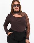 Blusa de encaje