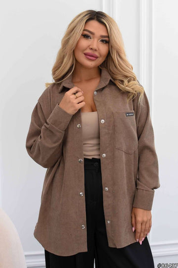 Corduroy velvet shirt  - Twiggy Shop