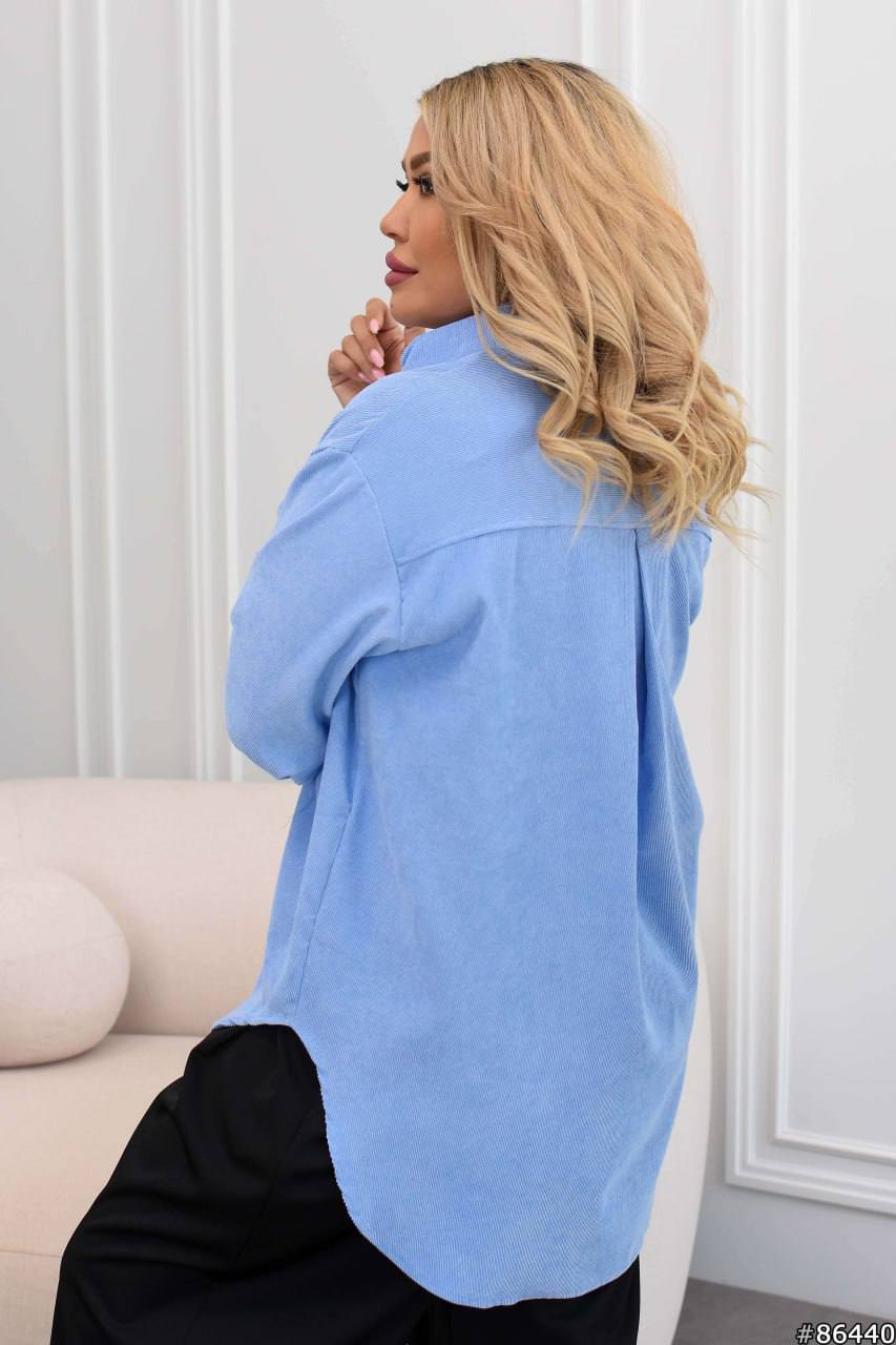 Corduroy velvet shirt  - Twiggy Shop