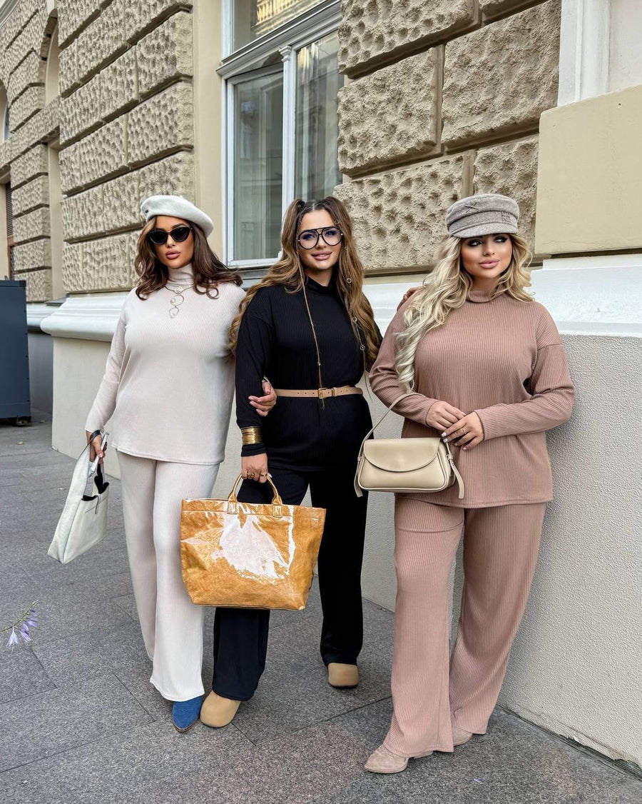 Ribbed knit set  - Twiggy Shop