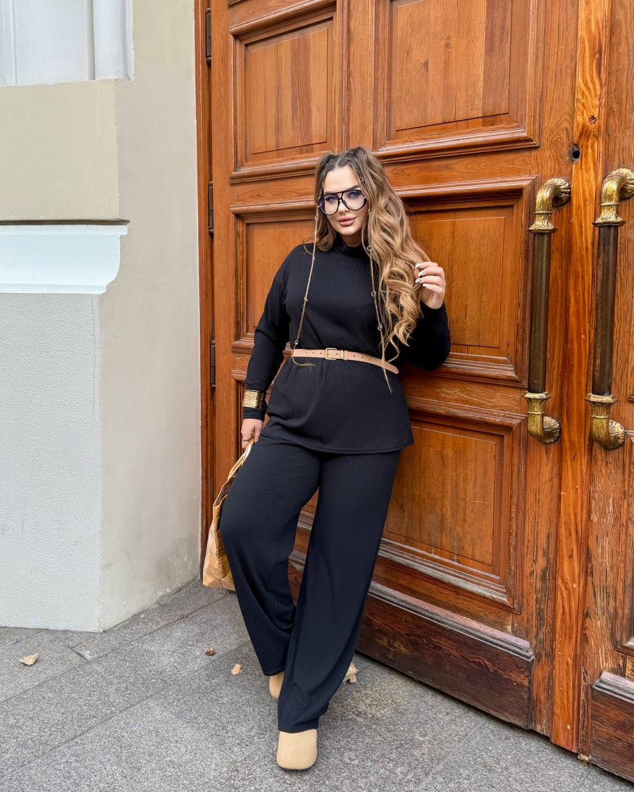 Ribbed knit set  - Twiggy Shop