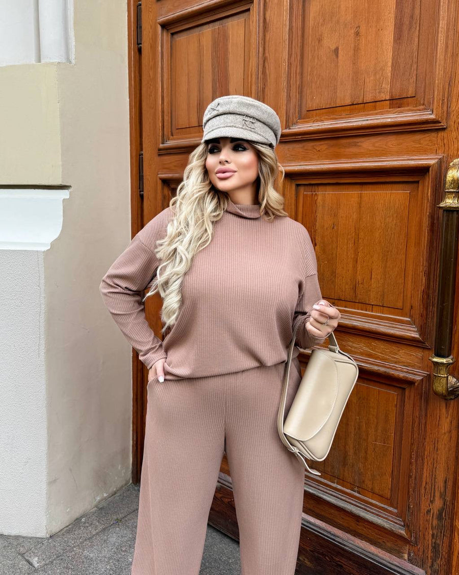 Ribbed knit set  - Twiggy Shop