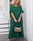 Комплект със скъсен linen ен pants и топ, моделът от White linen  и polyester, подходящ за летен стил.