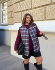 Checkered vest  - Twiggy Shop