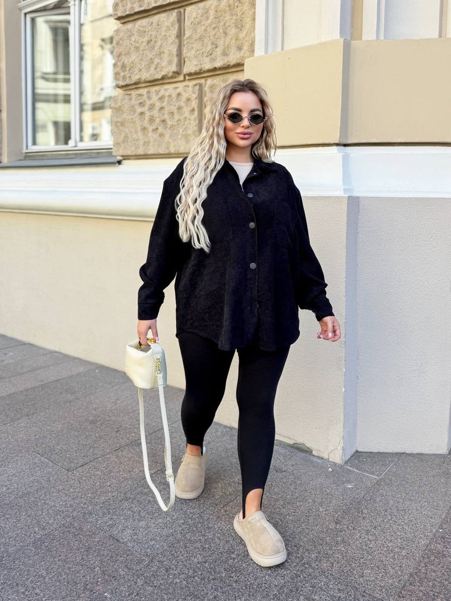 Corduroy velvet shirt  - Twiggy Shop