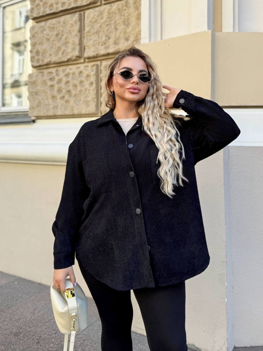 Corduroy velvet shirt  - Twiggy Shop