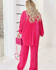 Structured fabric set  EU082025 с polyester и spandex, показан в изображението.