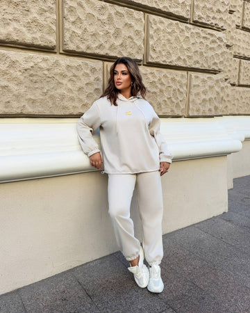 Velour set with embroidery  - Twiggy Shop