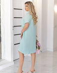 Short muslin shirt dress
