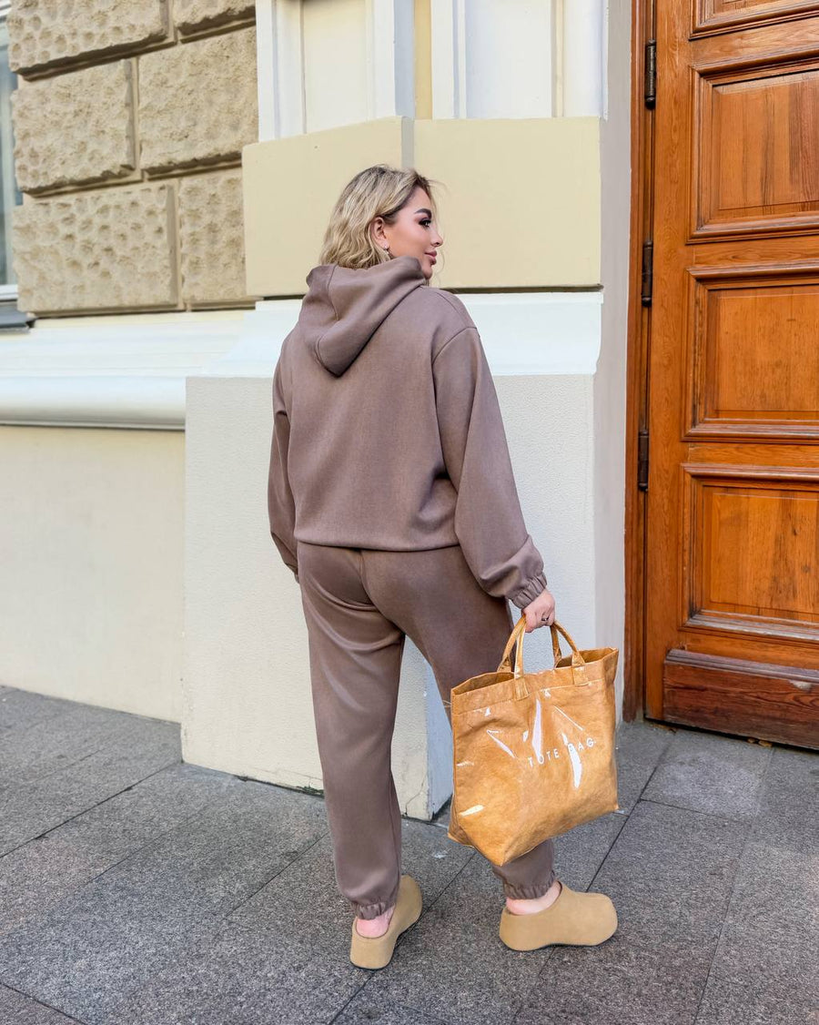 Velour set with embroidery  - Twiggy Shop