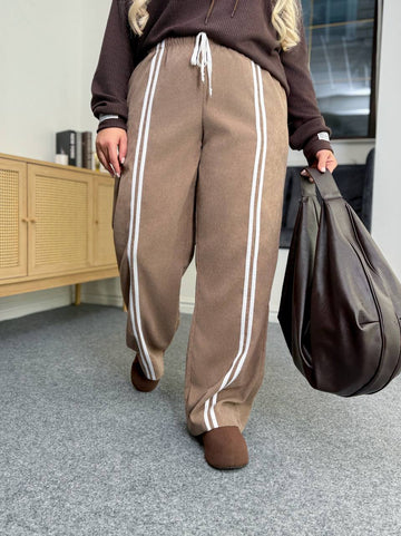 Wide velvet trousers  - Twiggy Shop