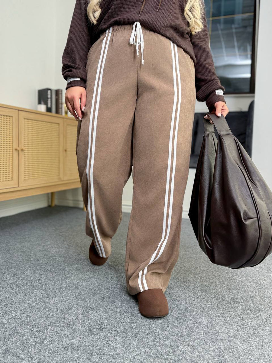 Wide velvet trousers  - Twiggy Shop