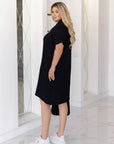 Short muslin shirt dress