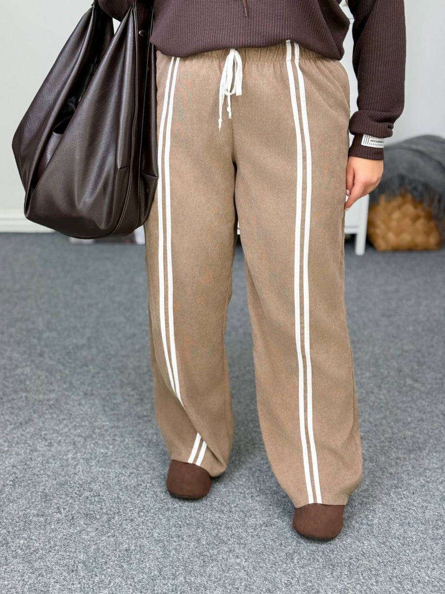 Wide velvet trousers  - Twiggy Shop