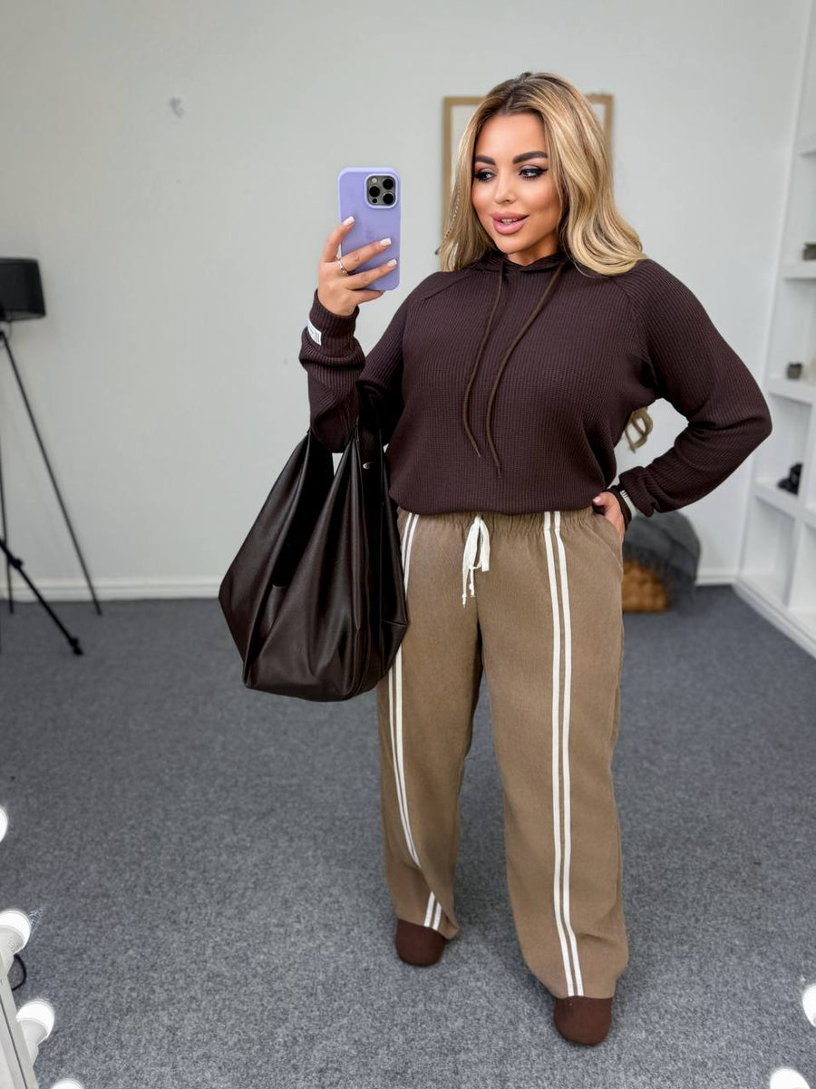 Wide velvet trousers  - Twiggy Shop