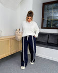 Wide velvet trousers  - Twiggy Shop