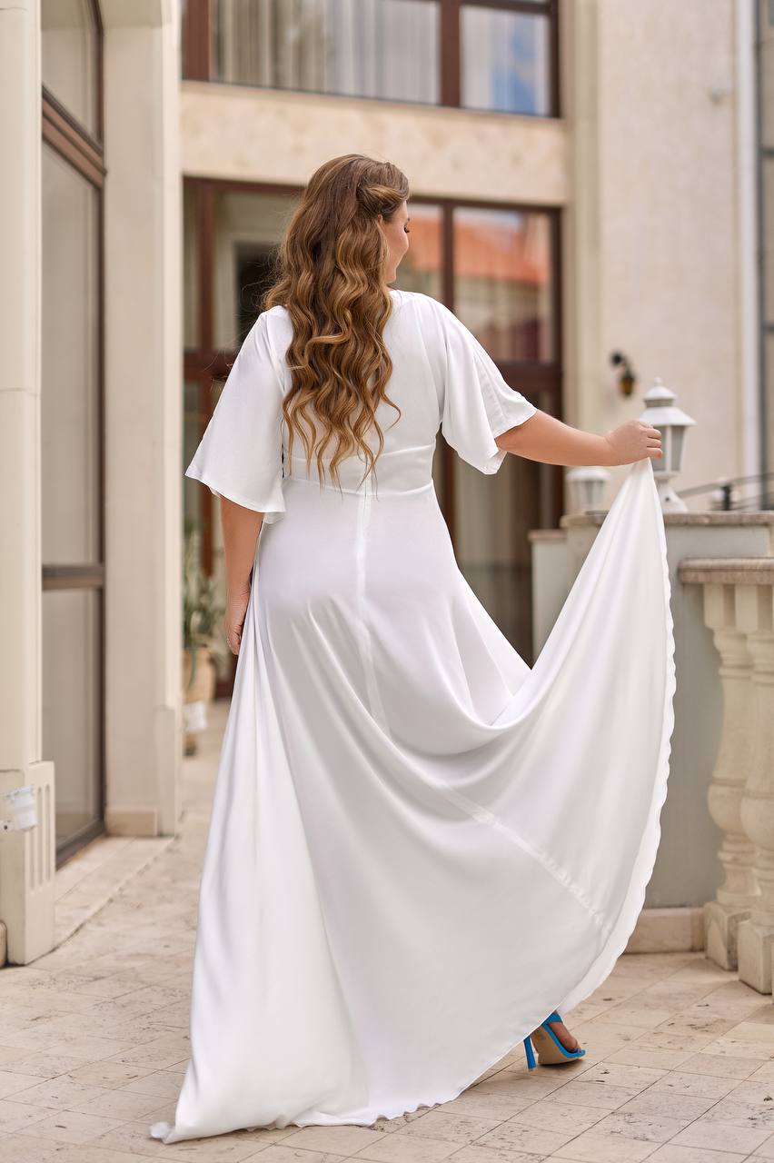 Long silk dress