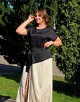 Perforated dress