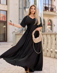 Long silk dress