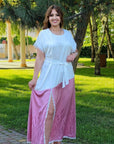 Perforated dress