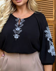 Blouse with ornaments  - Twiggy Shop