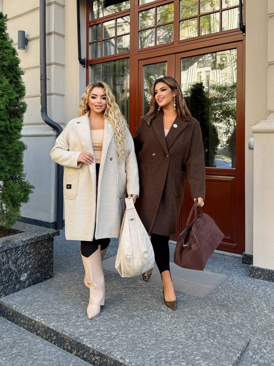 Light karakul coat  - Twiggy Shop