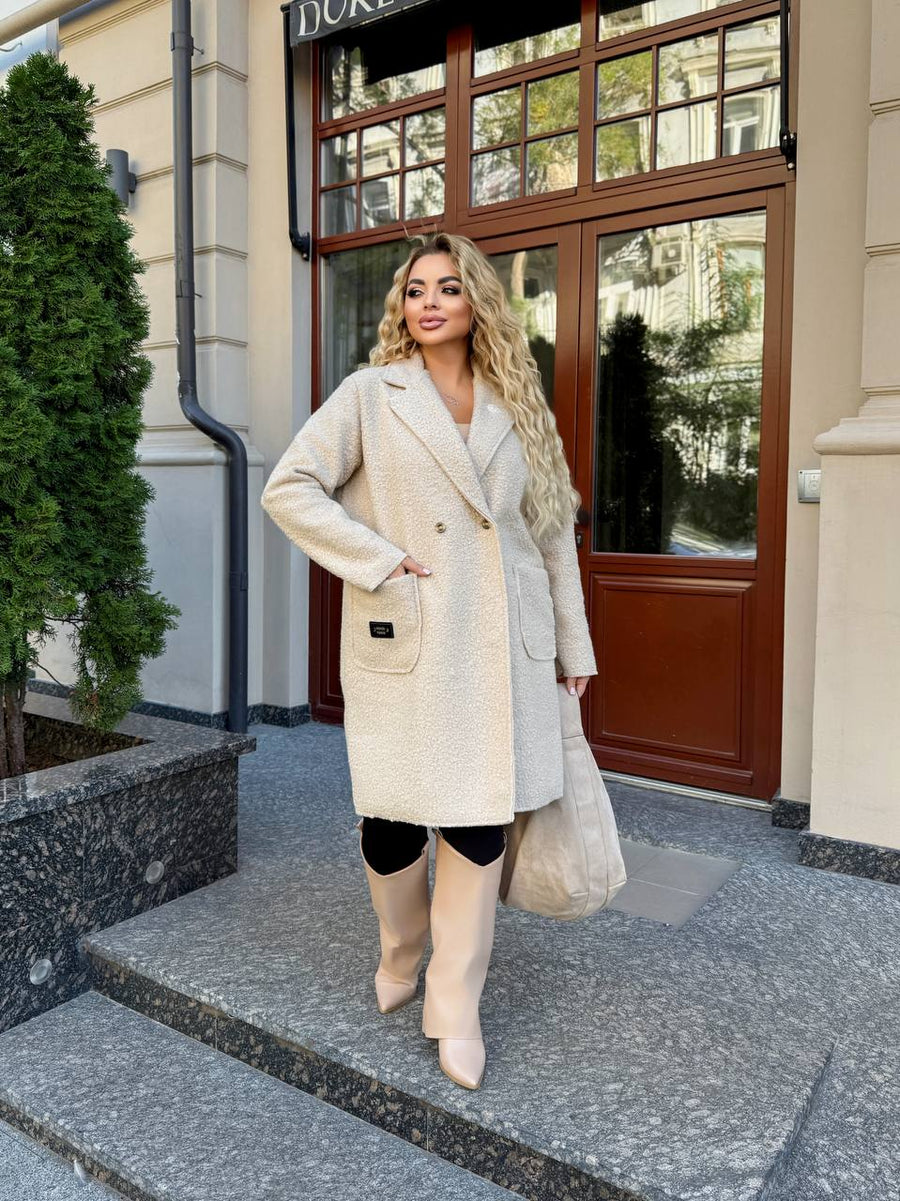 Light karakul coat  - Twiggy Shop