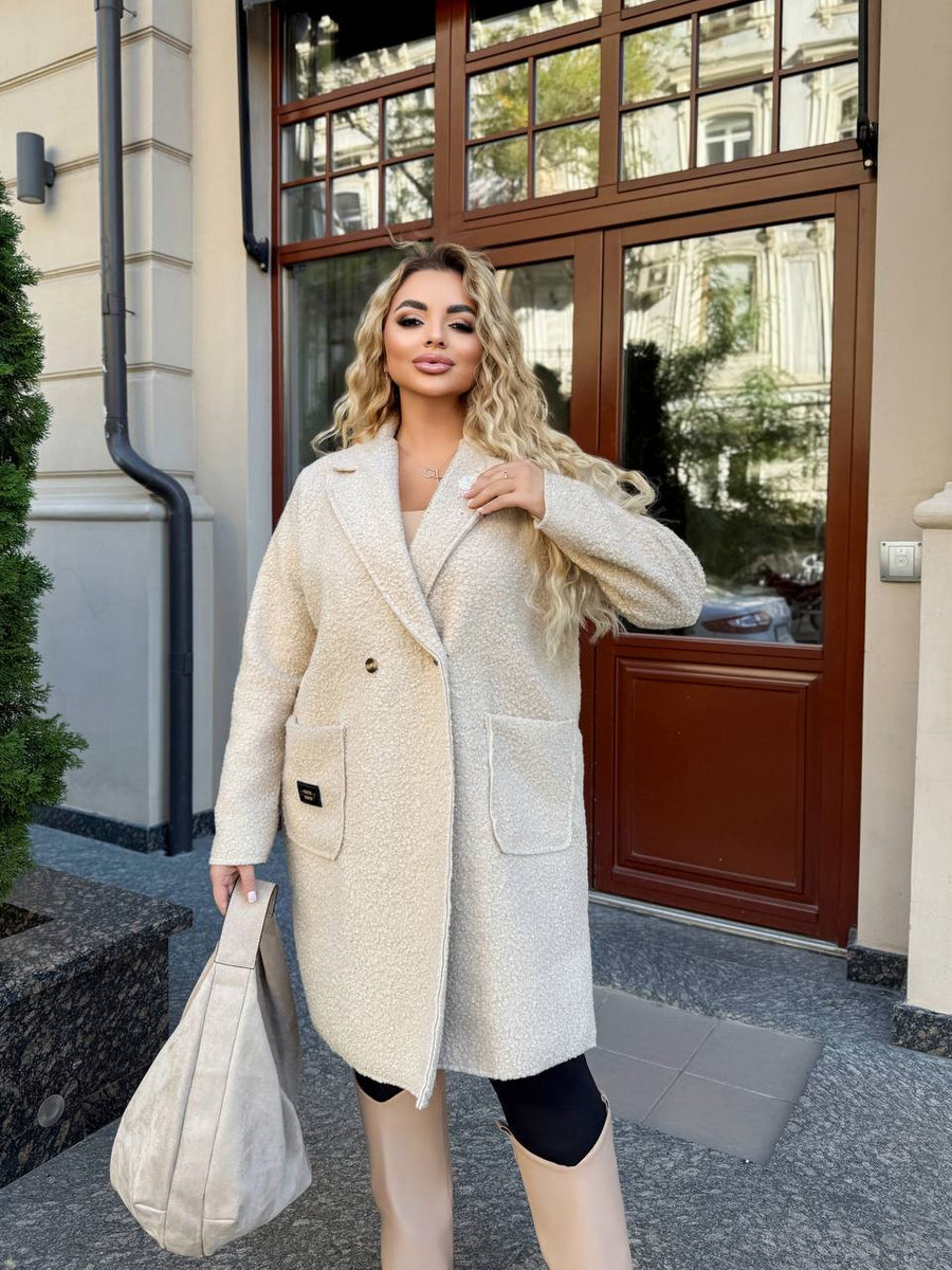 Light karakul coat  - Twiggy Shop