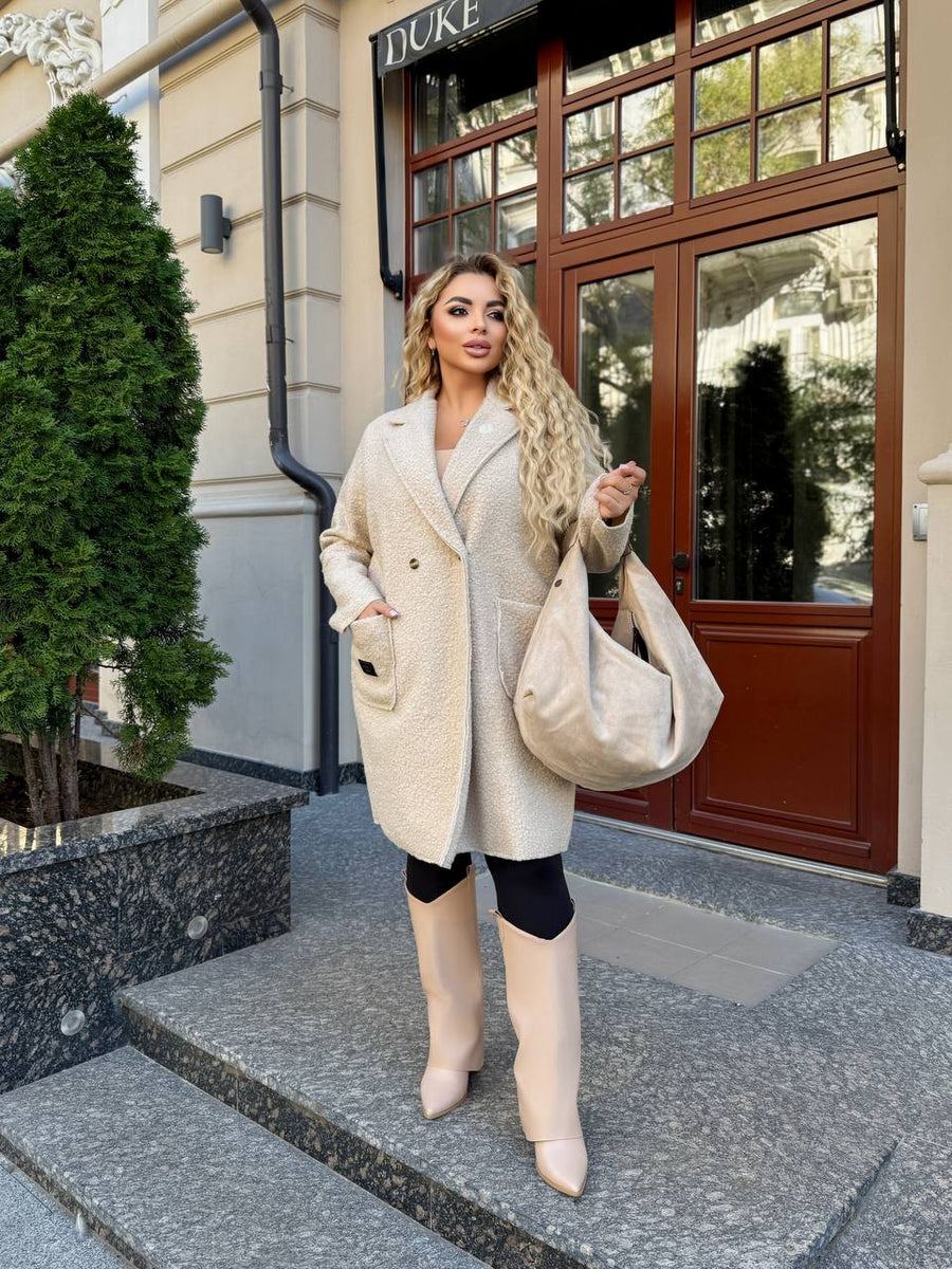 Light karakul coat  - Twiggy Shop