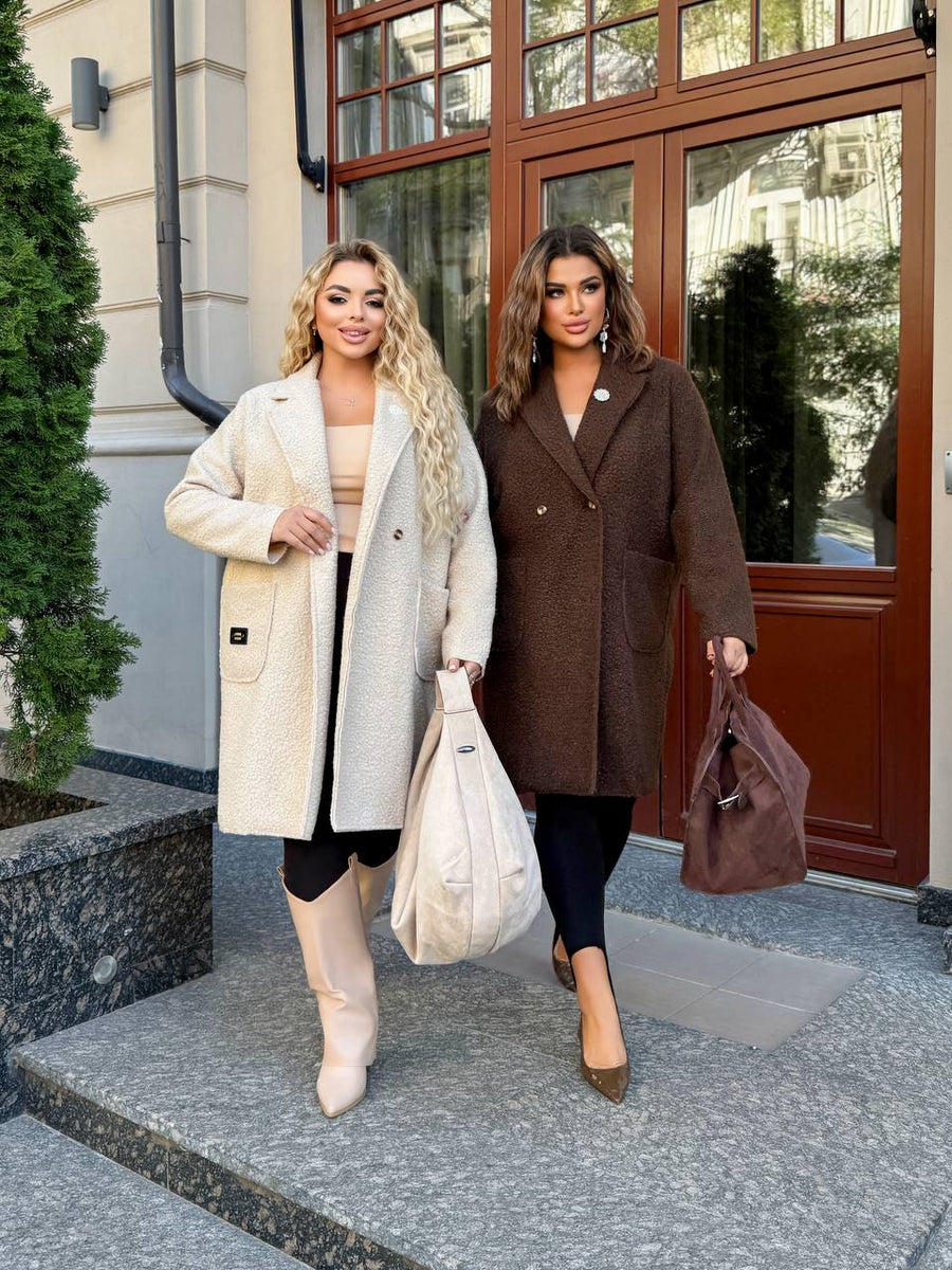 Light karakul coat  - Twiggy Shop