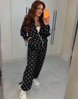 Polka-Dot Knit Set