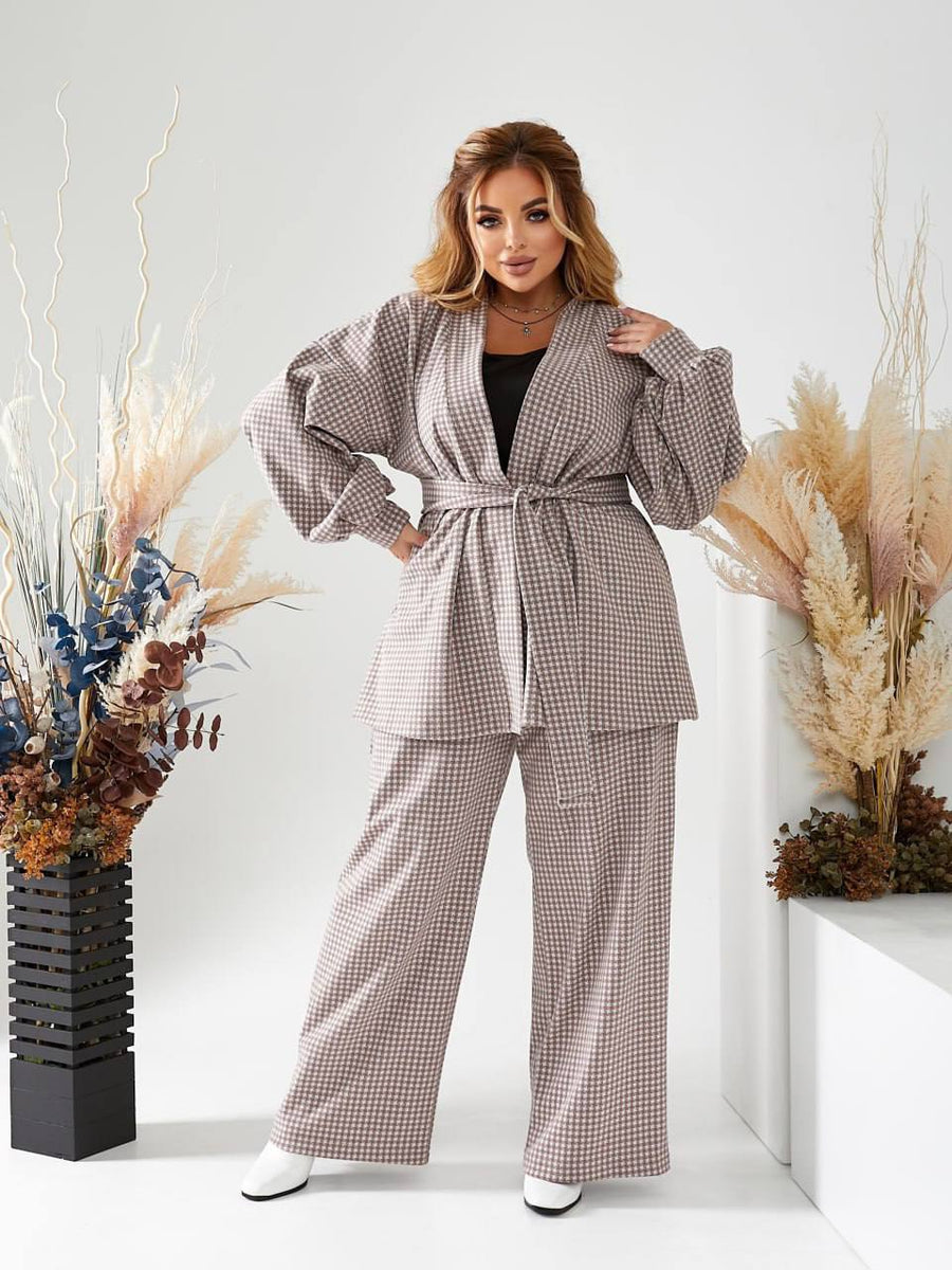 Two-piece set made of eco-cashmere - Twiggy Shop