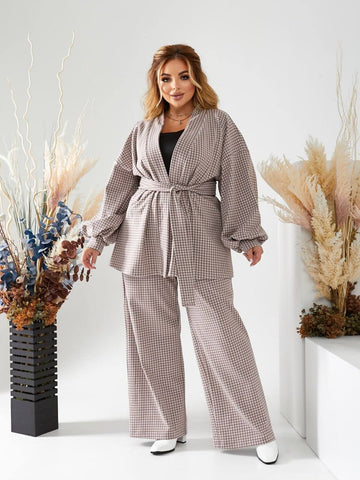 Two-piece set made of eco-cashmere - Twiggy Shop