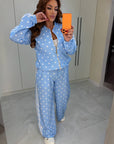Polka-Dot Knit Set
