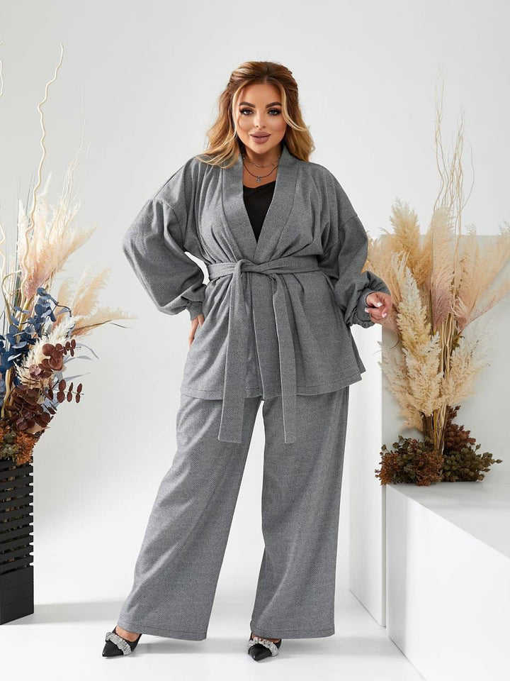 Two-piece set made of eco-cashmere - Twiggy Shop