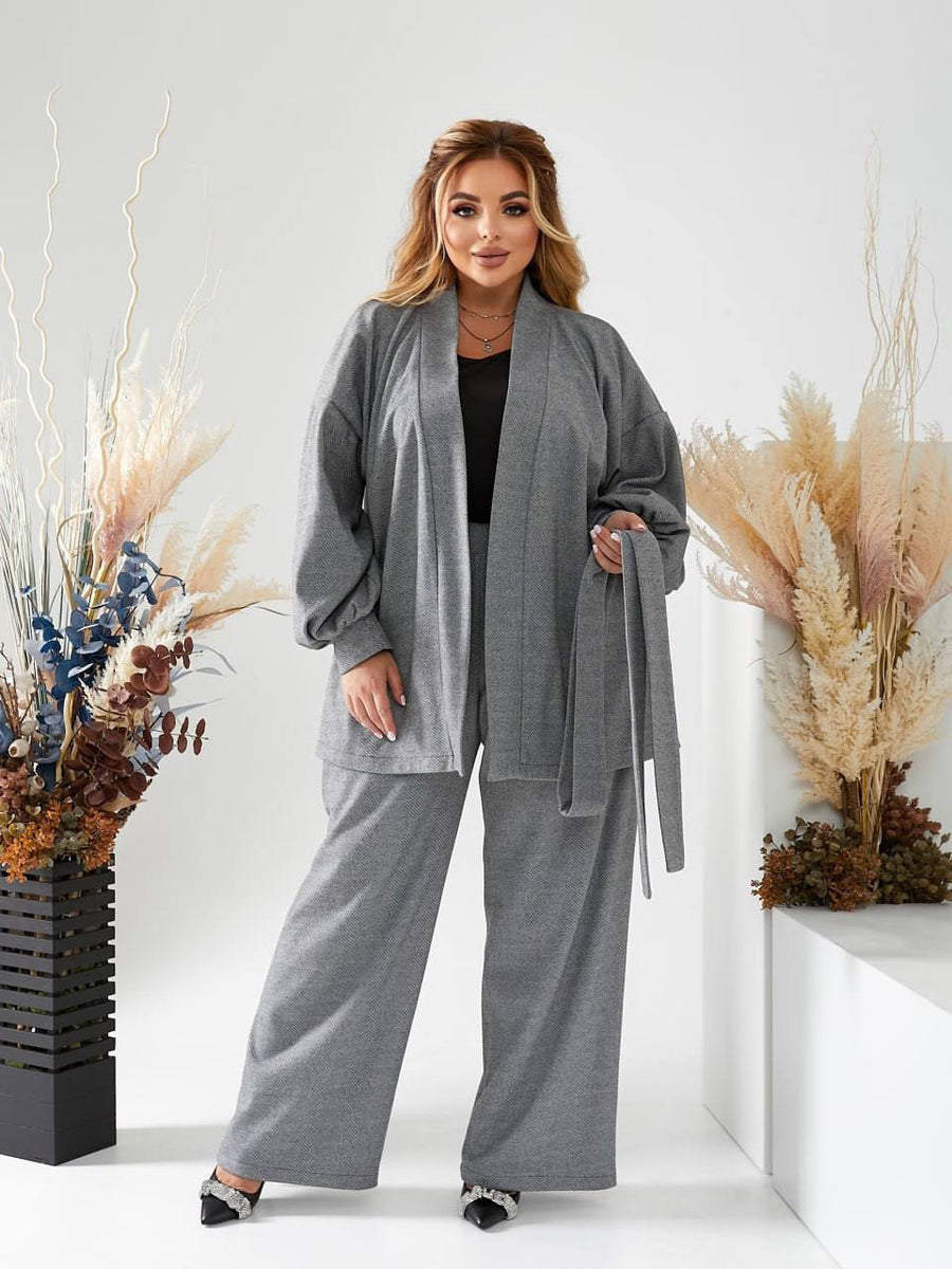 Two-piece set made of eco-cashmere - Twiggy Shop